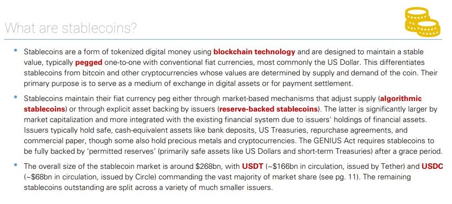 What are stablecoins